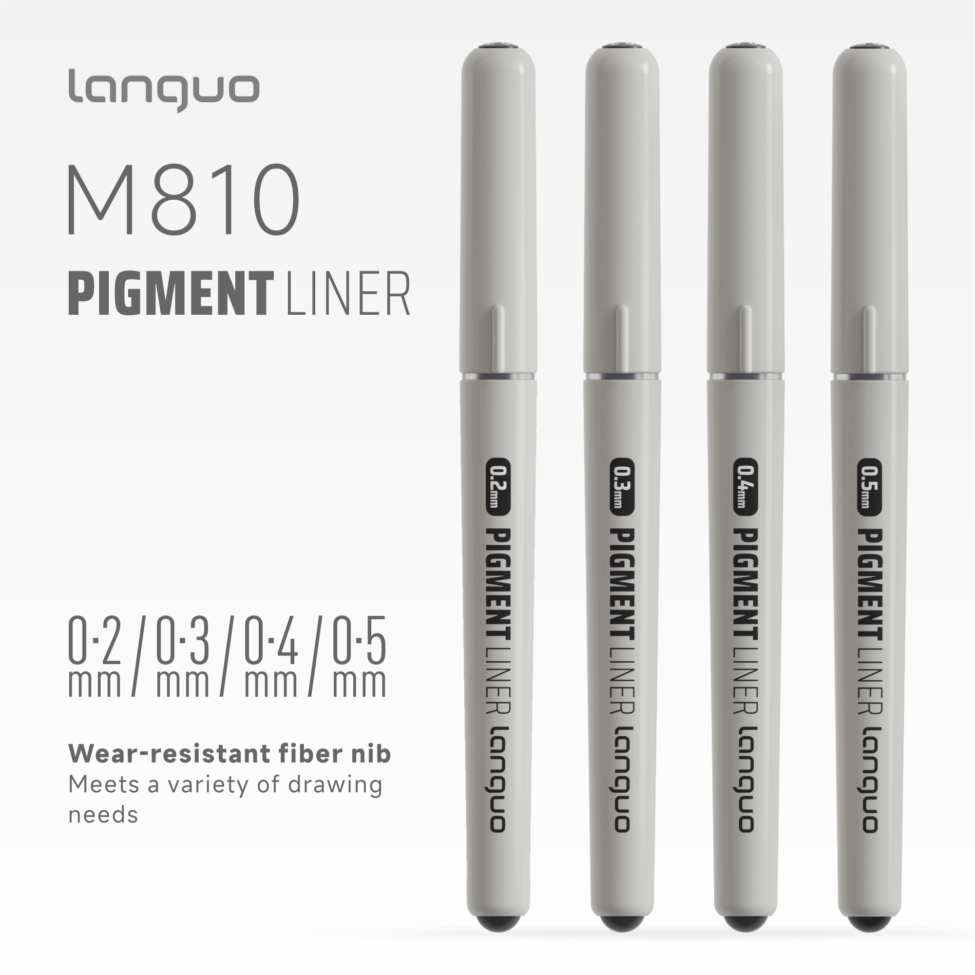 LANGUO 0.2/0.3/0.4/0.5 mm Micr - Copic Marker Sketch 评论和价格