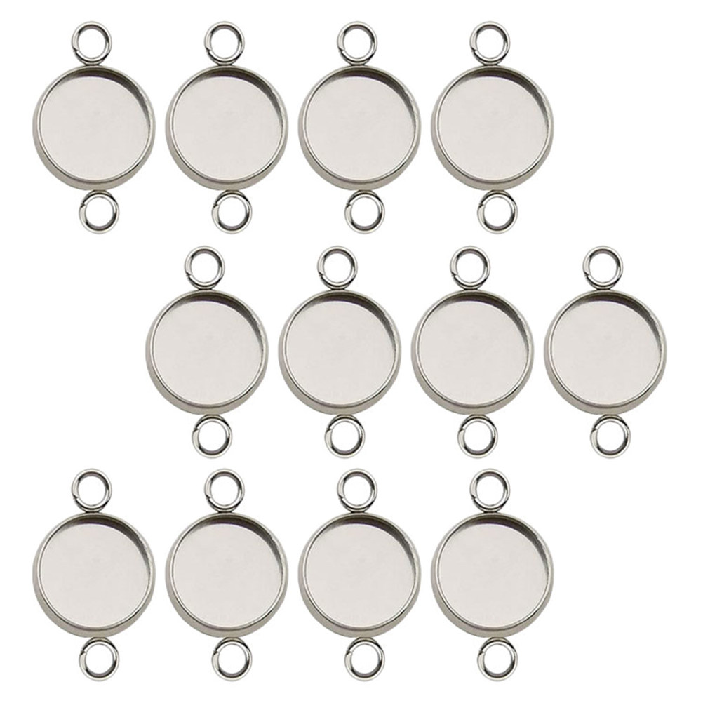 20 Pcs Bracelet Cabochon Conne - Bezels Set Pendant 评论和价格