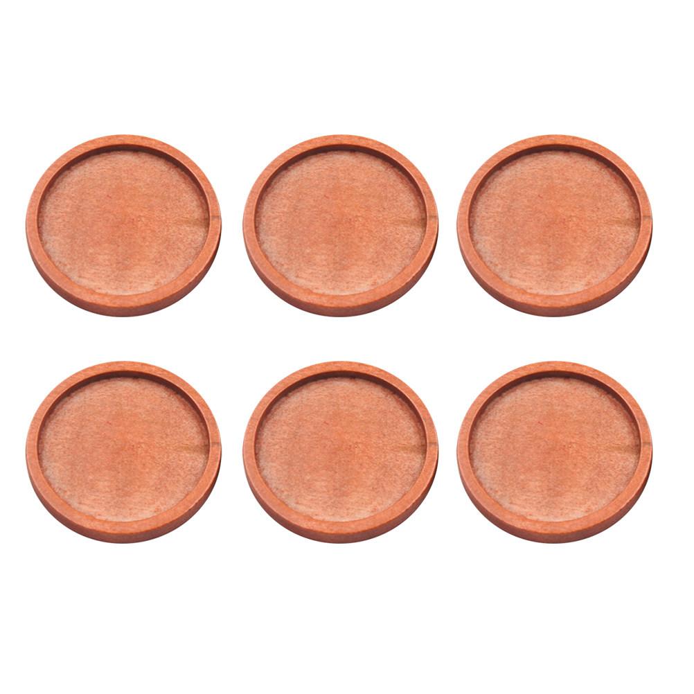 20Pcs Round Wood Jewelry Trays - Resin Crafts Diy 评论和价格