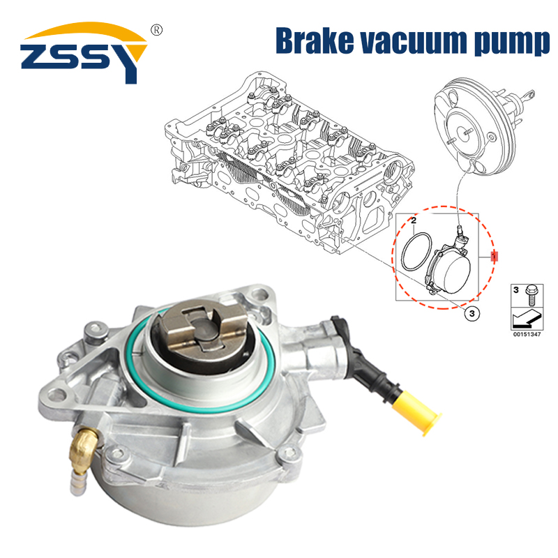 New Brake Vacuum Pump 11667556 - Vacuum Chamber Small 评论和价格