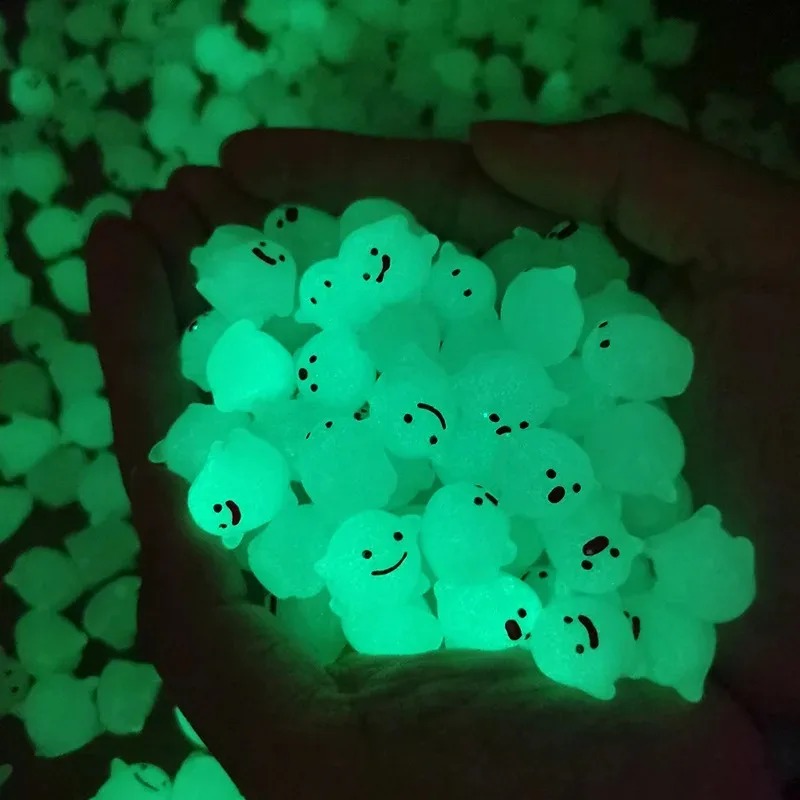 10Pcs Lovely Glow In The Dark  - Resin Crafts Diy 评论和价格