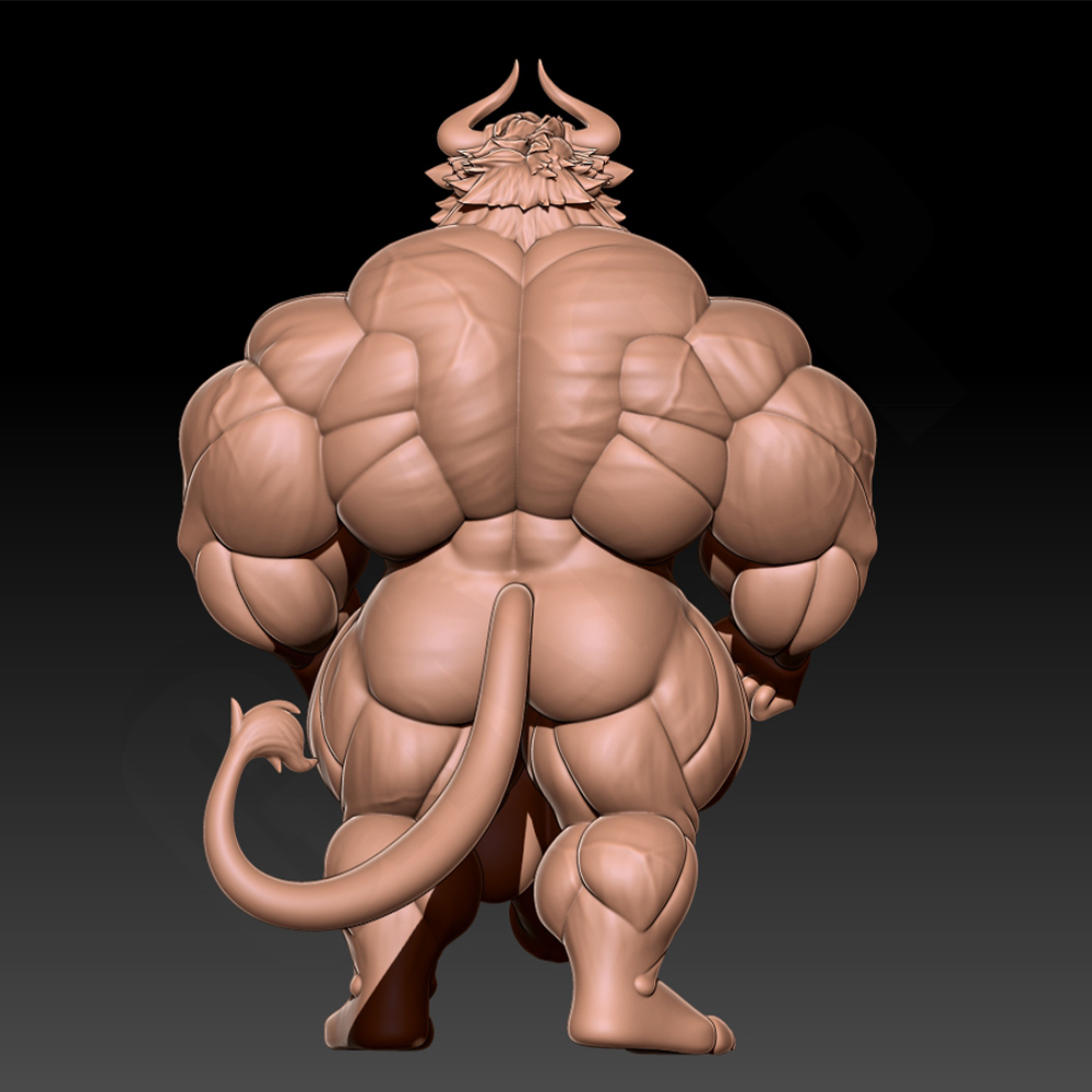 Hunky Fitness Muscle Bull 1/24 - Resin Craft Ideas 评论和价格