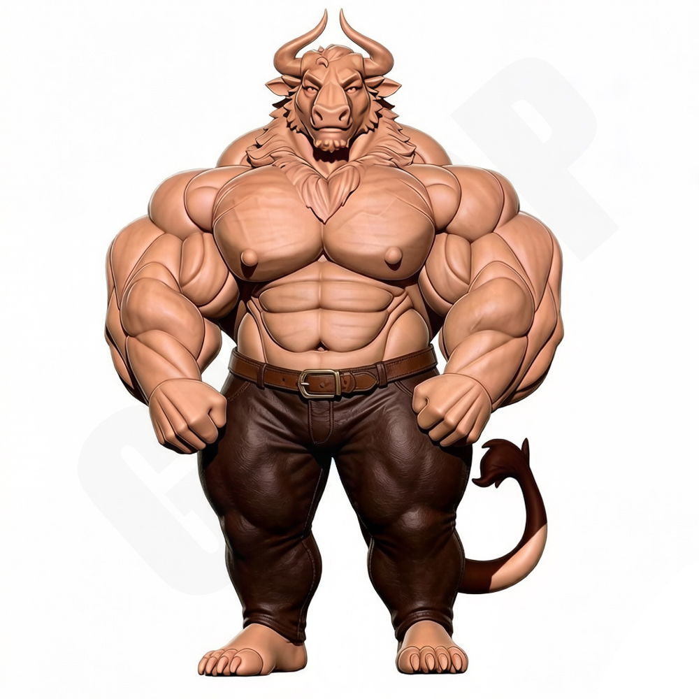 Hunky Fitness Muscle Bull 1/24 - Resin Craft Ideas 评论和价格