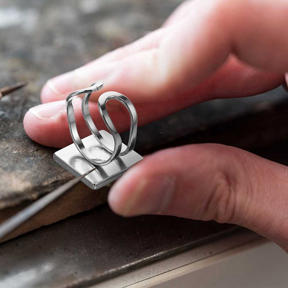 4Pcs DIY Stainless Steel Ring  - Resin Crafts Diy 评论和价格