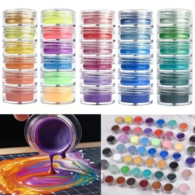 6Pcs Aurora Pearlescent Glitte - Resin Glitter Pack 评论和价格