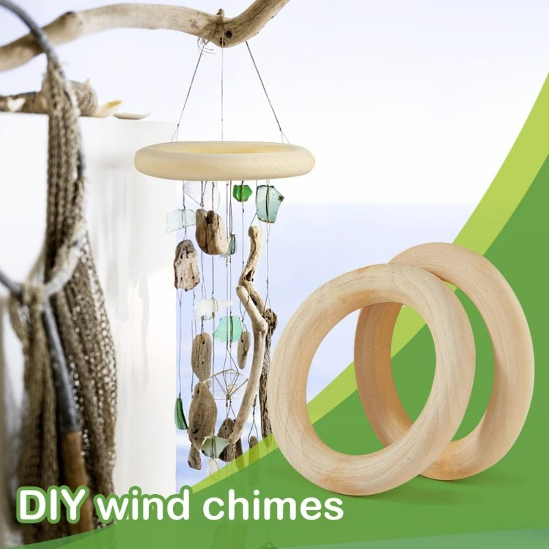 Unfinished Wood Rings Smooth N - Wood Ring Blank 评论和价格